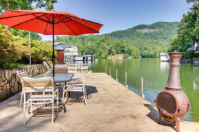 Waterfront Home with Dock Access on Lake Lure!